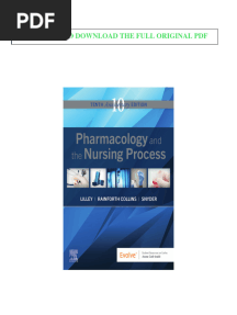 Pharmacology and The Nursing Process 10th Edition
