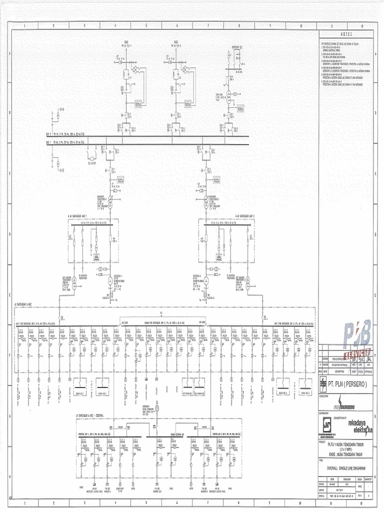 1801 00 e 14 Ala 001-01-0 Overall Single Line Diagram | PDF