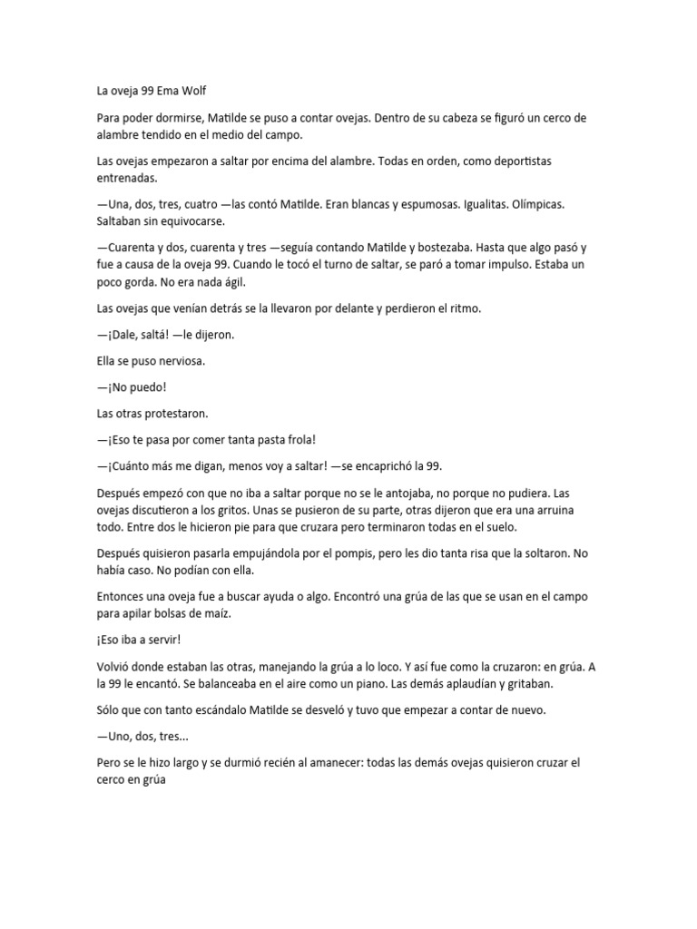 La oveja 99 pdf