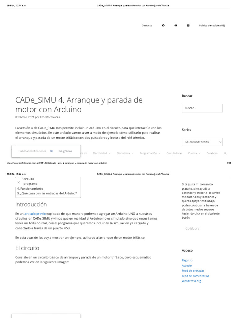 Cade simu 4 arranque y parada de motor con arduino profe