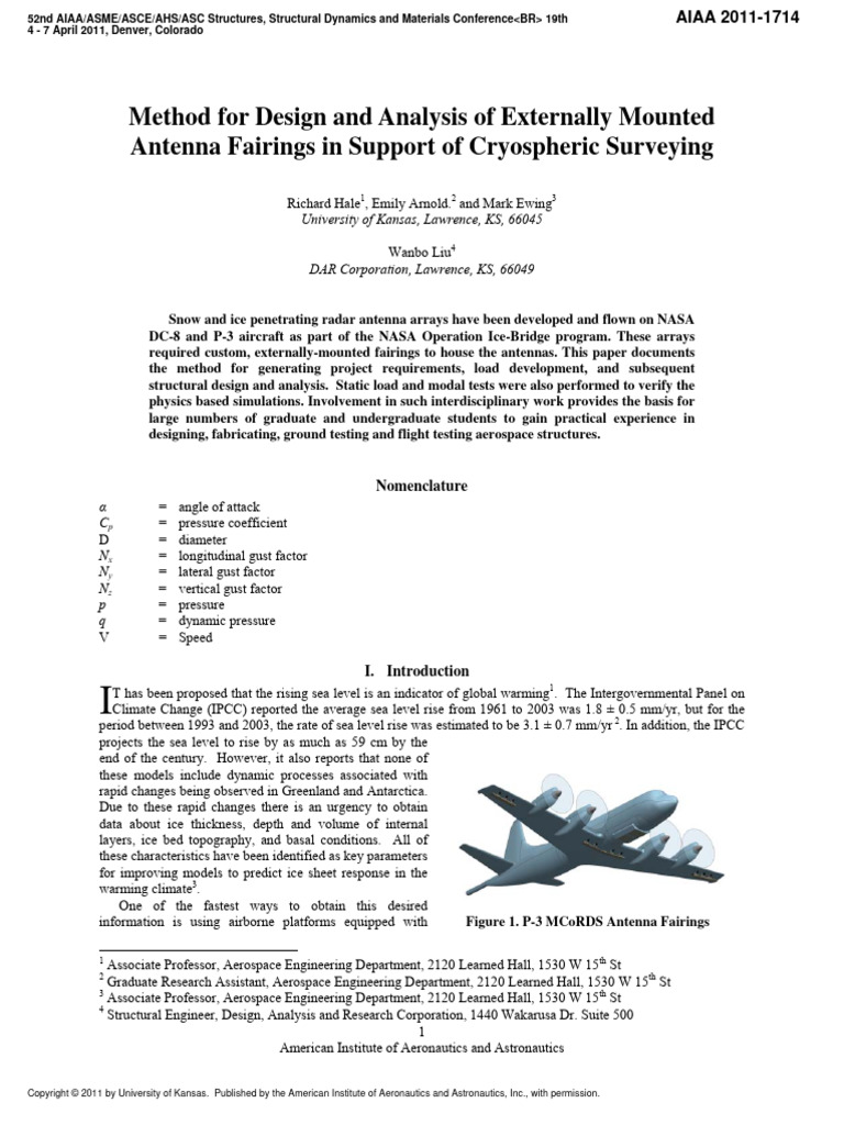 Method For Design and Analysis of Externally Mounted Antenna | PDF ...