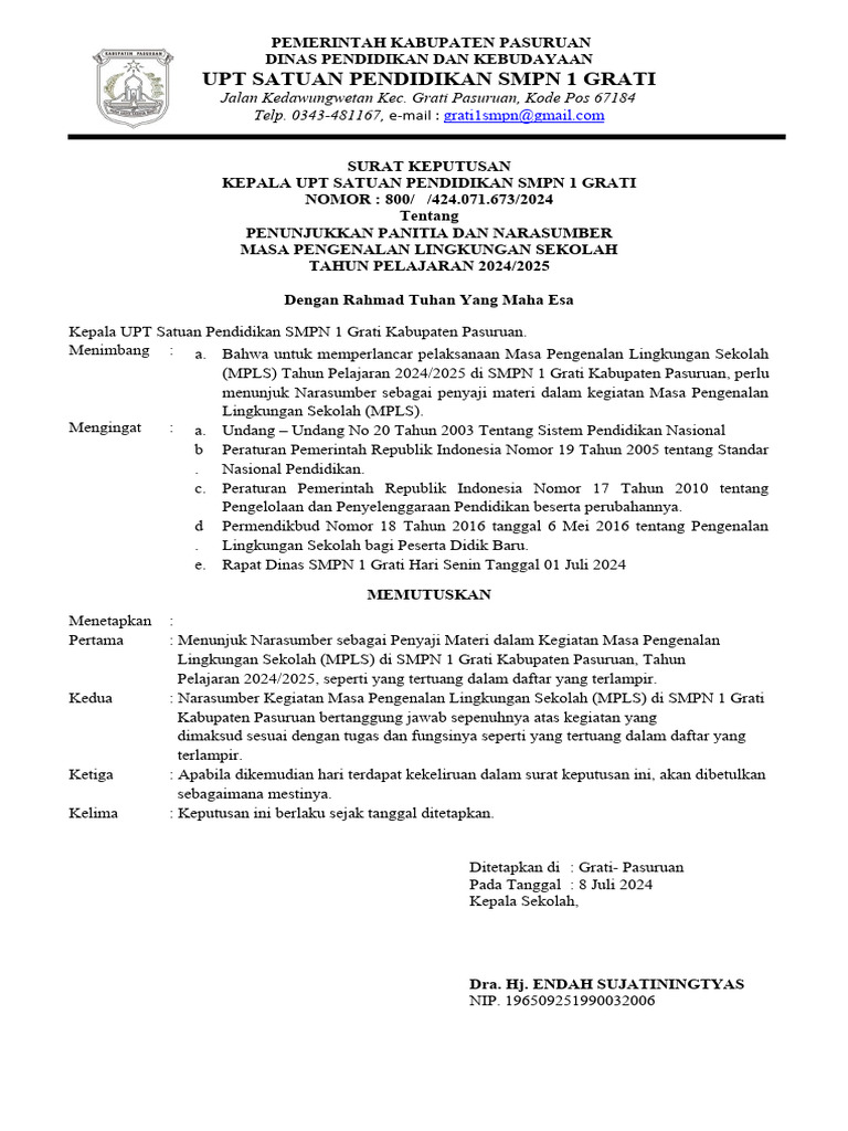 SK Narasumber Mpls SMPN 1 Grati EDIT PDF