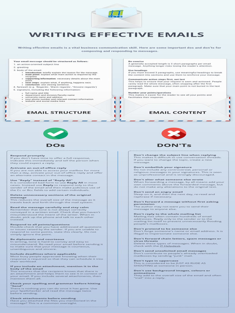 Effective Email Tips | PDF | Email Spam | Computer Mediated Communication