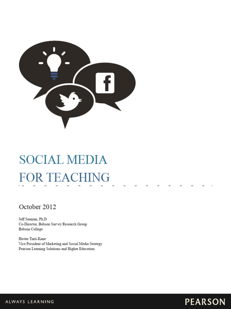 Social Media Use in Higher Education | PDF | Social Media | Popular ...