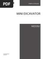 Mini Excavator: Parts Catalog | PDF | Manufactured Goods