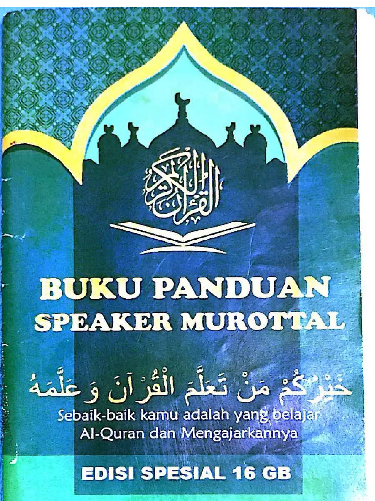 PDF Daftar Isi Speaker Quran Advance TP 600 Compress | PDF