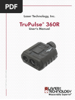 LTI TruPulse 200 User Manual | PDF | Bluetooth | Slope