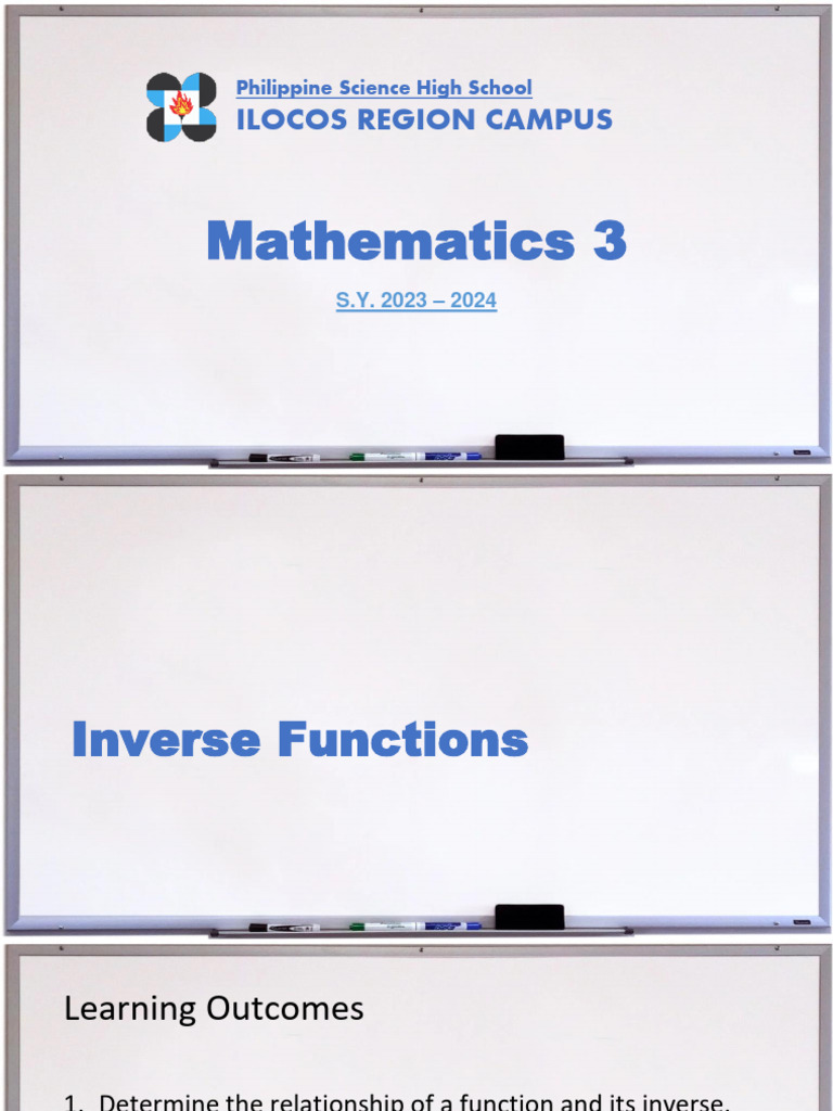 Understanding Inverse Functions in Math | PDF | Function (Mathematics ...