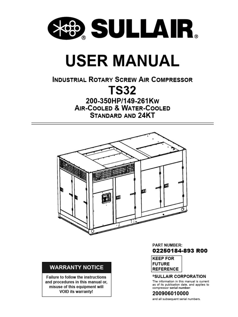SULLAIR TS32 - Series | PDF | Valve | Gas Technologies