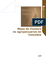 Mapa de Clusters No Agropecuarios en Colombia