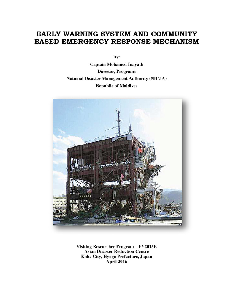 2015B MDV FR | PDF | Disaster Risk Reduction | Emergency Management