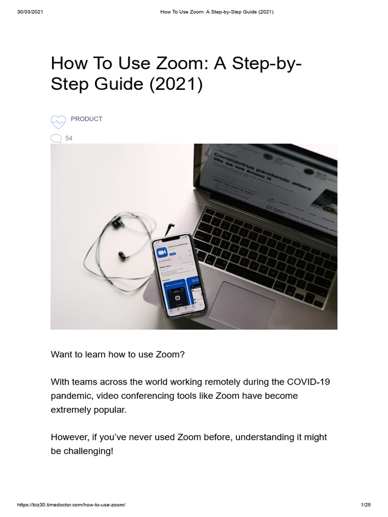Zoom Meetings: Step-by-Step Guide | PDF | Mobile App | Icon (Computing)