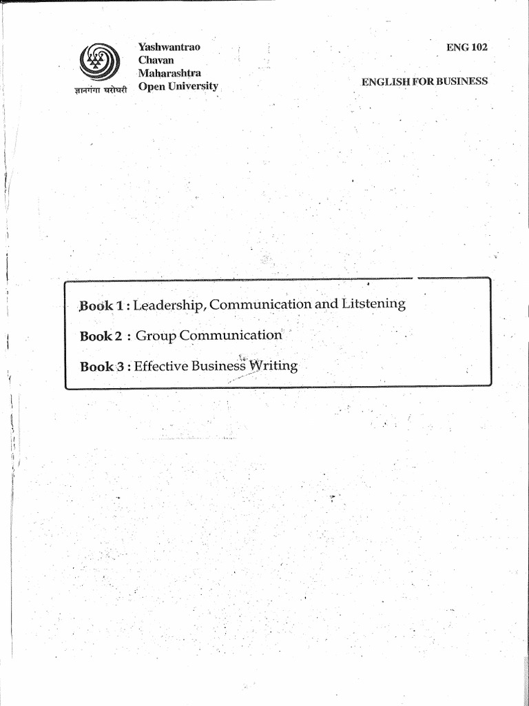 Business English: Leadership & Communication | PDF | Communication ...