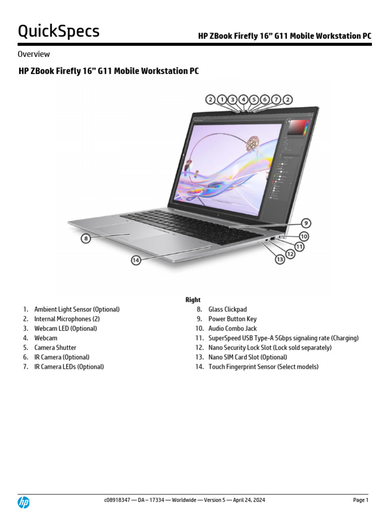 HP ZBook Firefly 16