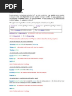 Class Plan Participial Adjectives ing-ed  + exercise with answers   - by Feli          