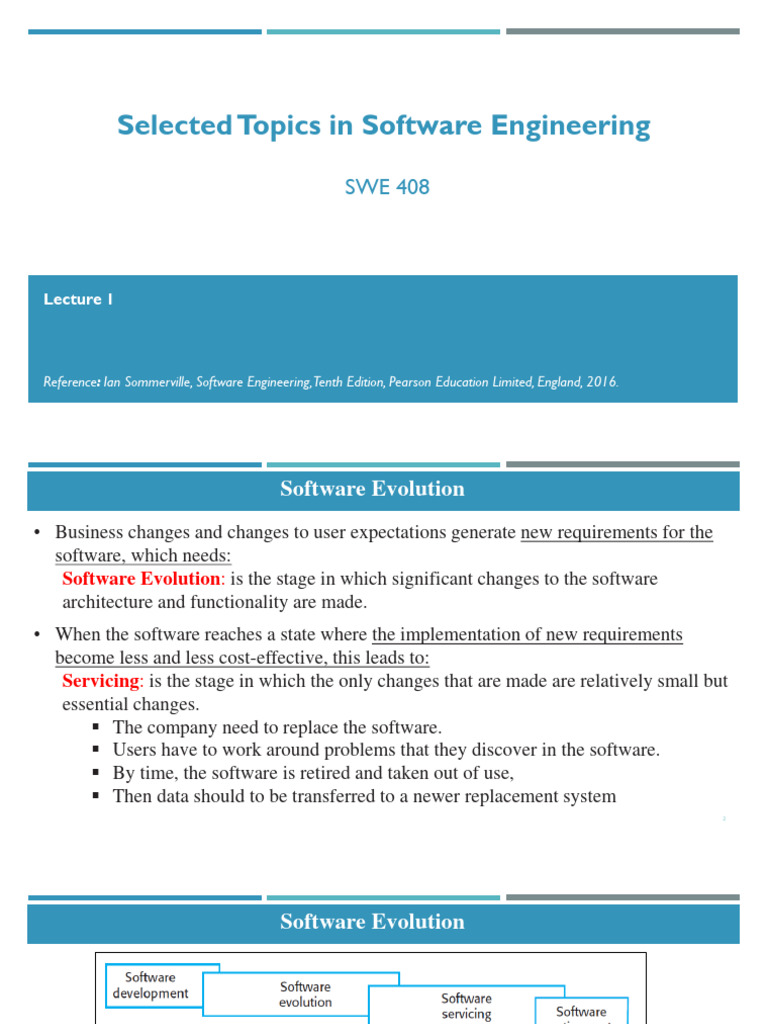 Understanding Software Evolution Processes | PDF | Software | System