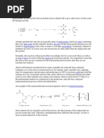 Transesterification