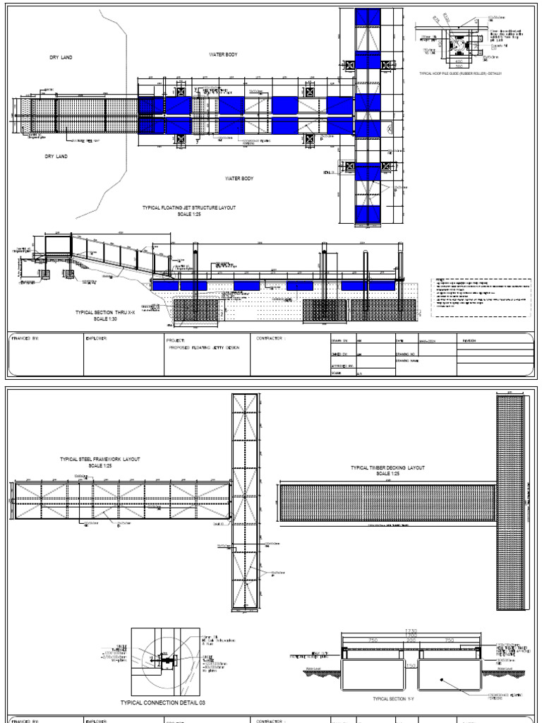 Floating Jetty Design Layout Guide | PDF