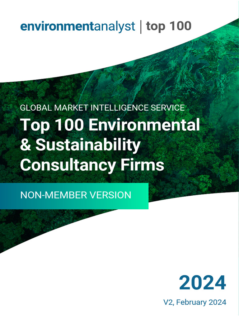 Environment Analyst Top 100 Report 2024 Non Member Version | PDF ...