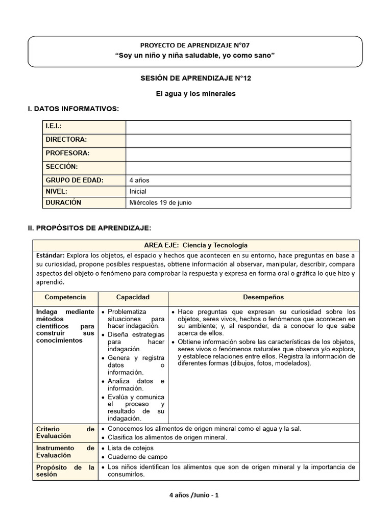 4 a os junio 19 descargar gratis pdf evaluaci n agua