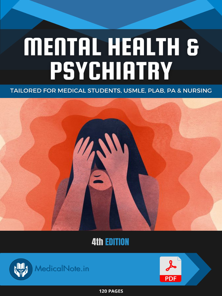 Mental Health & Psychiatry | PDF | Emotions | Mental Disorder