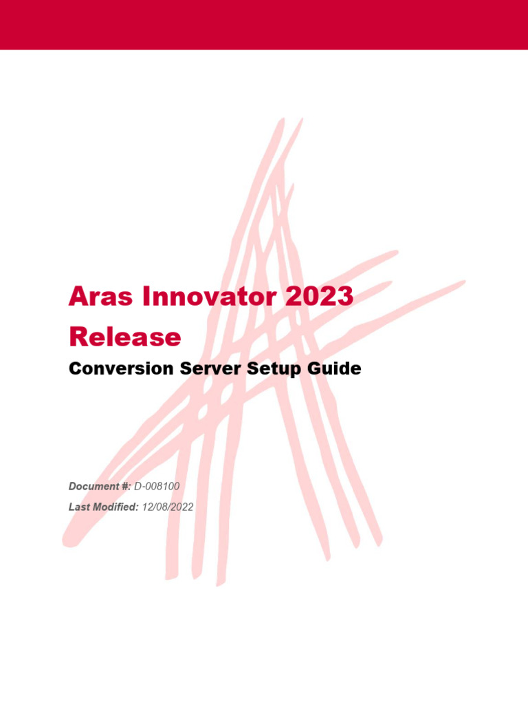 2023 Release-Conversion Server Setup Guide | PDF | Web Server ...