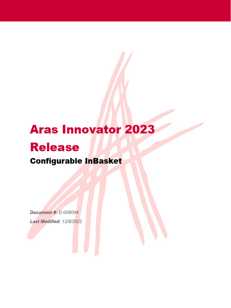 2023 Release-Configurable InBasket | PDF | Computing | Software