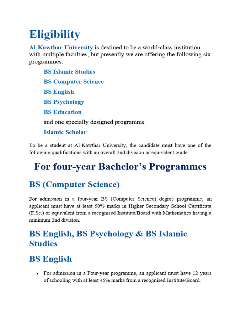 MINIMUM COURSE REQUIREMENTS FOR ADMISSION visual data 8