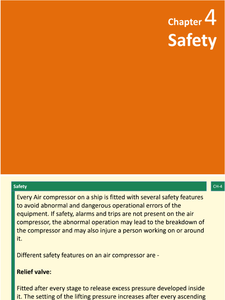 Safety Marine Air Compressor | PDF