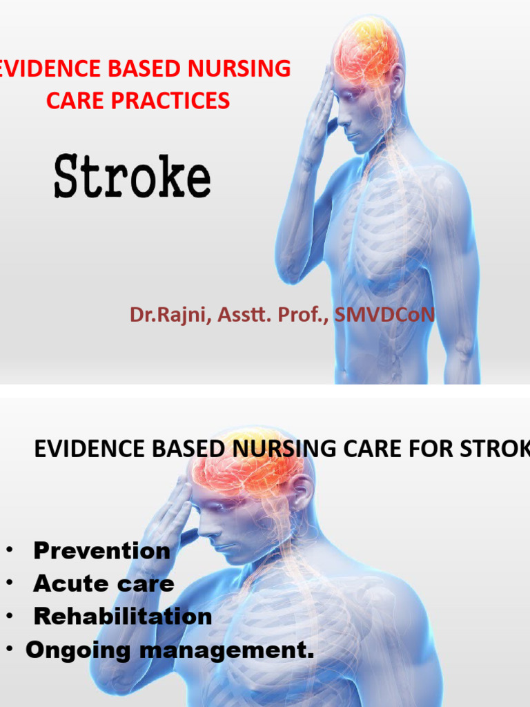 Evidence-Based Nursing for Stroke Care | PDF | Stroke | Physical Therapy