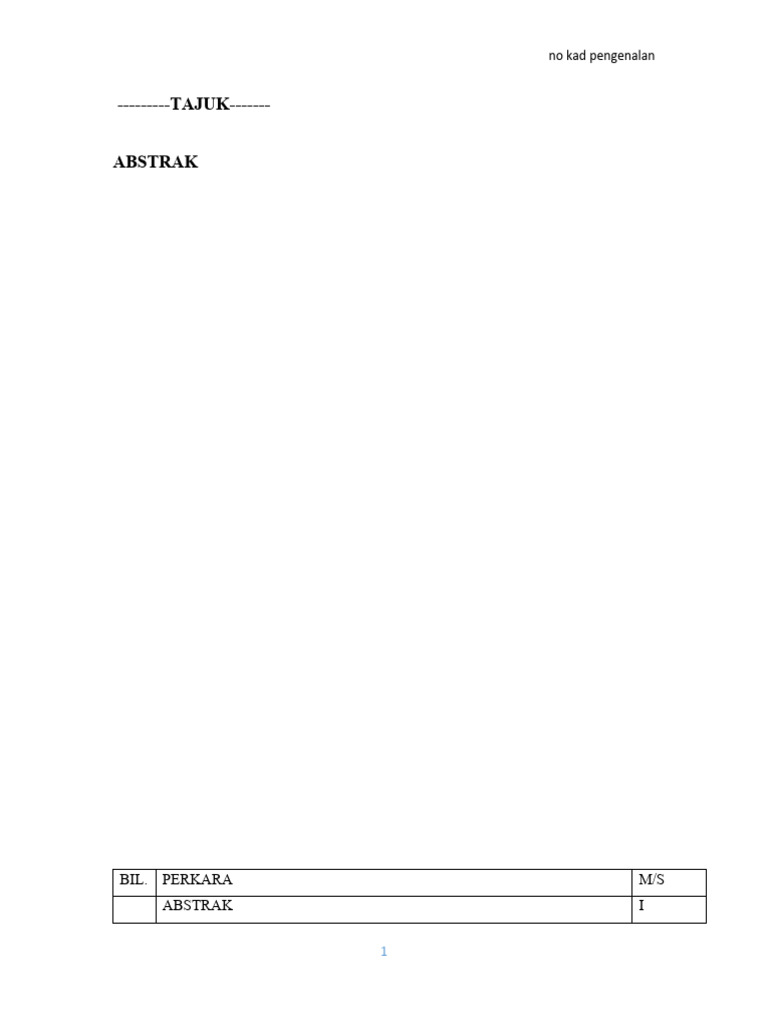 Template KK PA 9004 | PDF