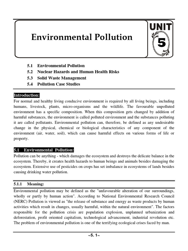 EVS Notes Sem IV - 240313 - 155008 | PDF | Water Pollution | Air Pollution