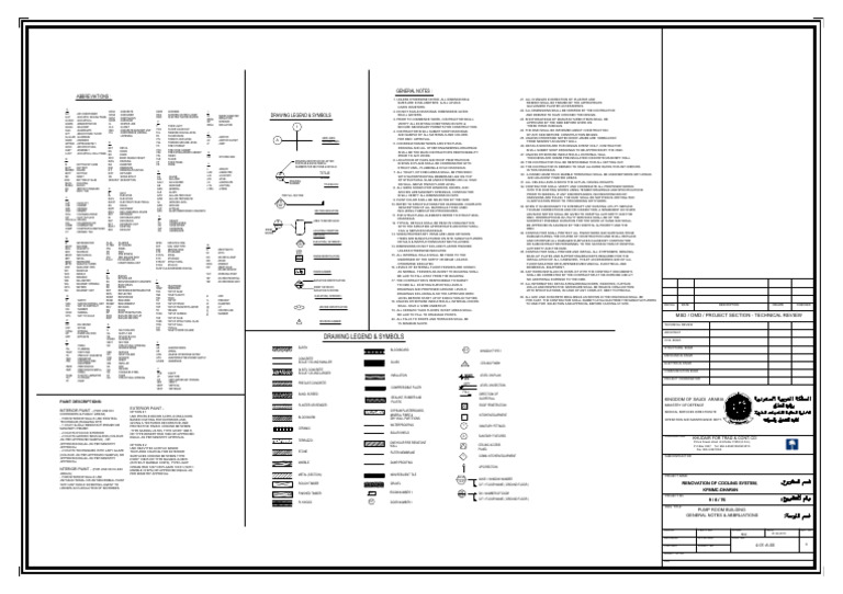 GENERAL NOTES & ABBREVIATIONS-Model - pdf3 | PDF | Wall | Concrete