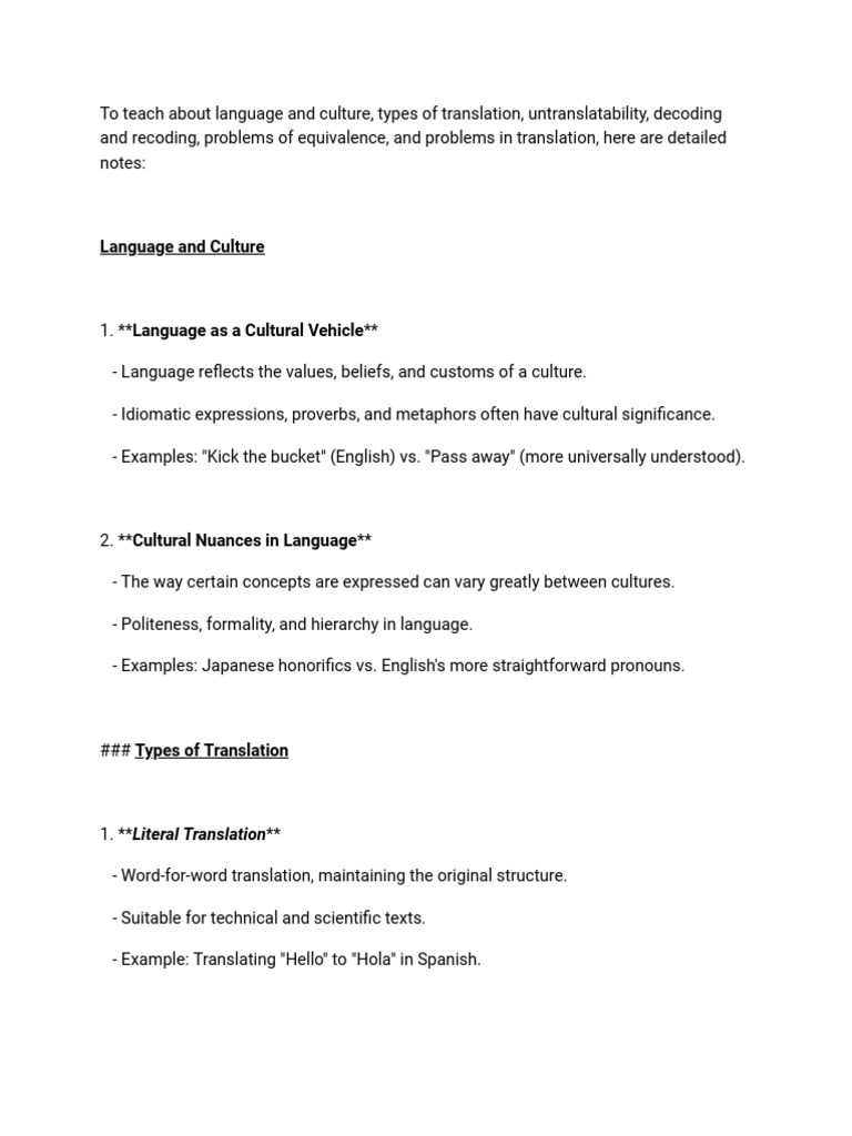 To teach pdf translations semantics