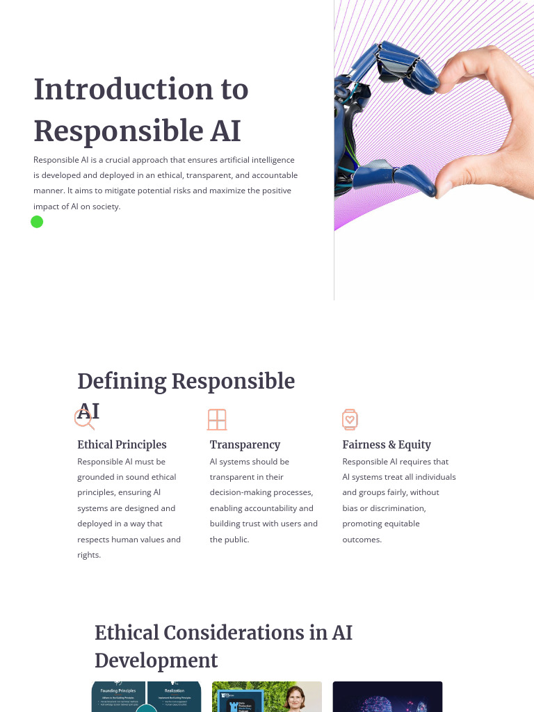 Principles of Responsible AI Overview | PDF | Artificial Intelligence ...