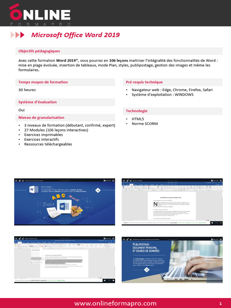 Word 2019 | PDF | Microsoft Word | Logiciel