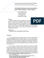 Las aportaciones de Claude Lévi-Strauss en la lucha contra los prejuicios raciales