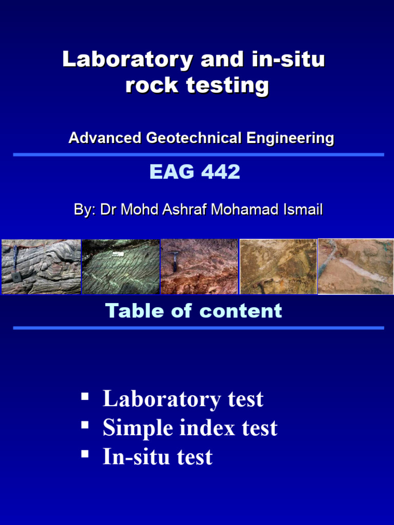Specification of UCS & Point Load Test | PDF | Strength Of Materials ...