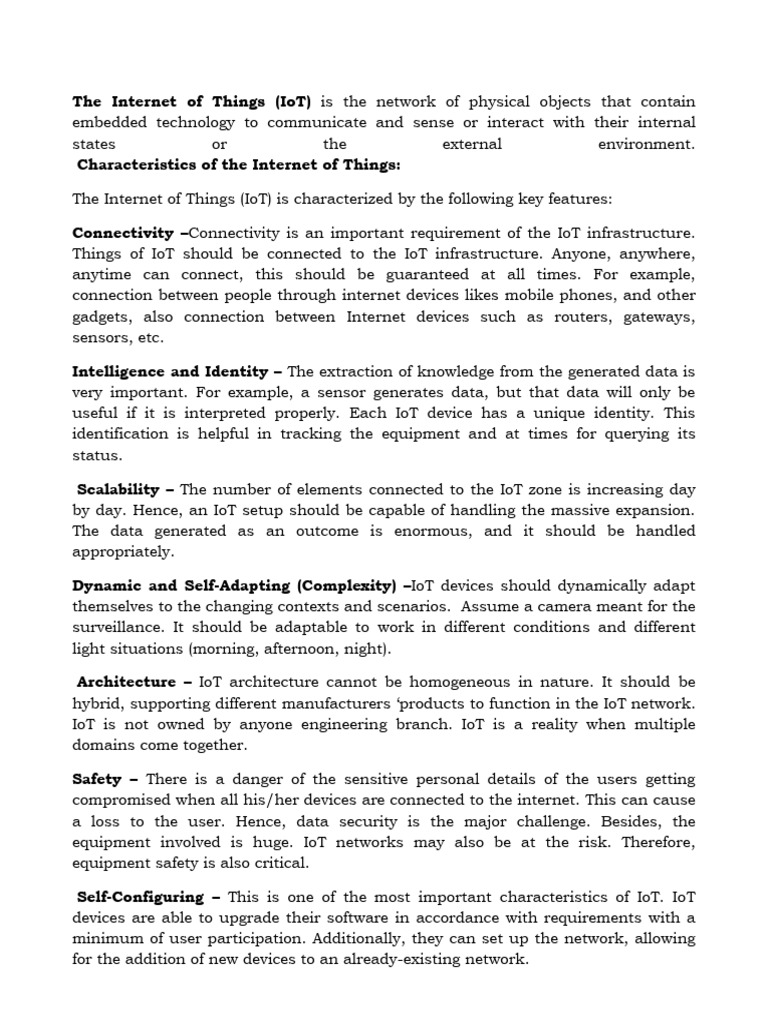 The Internet of Things | PDF | Internet Protocols | Internet Of Things