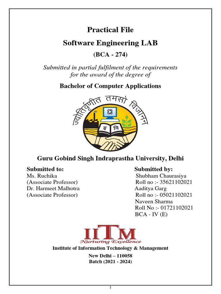 Shubham Chaurasiya Software Engineering | PDF | Software Development ...