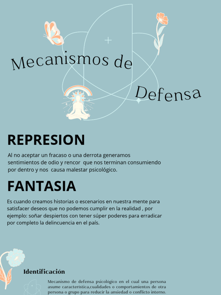 Mecanismos de Defensa | PDF | Las emociones | Ansiedad