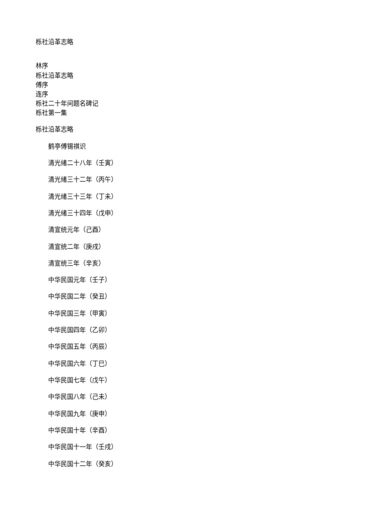 栎社沿革志略(林序) (Z-Library) | PDF