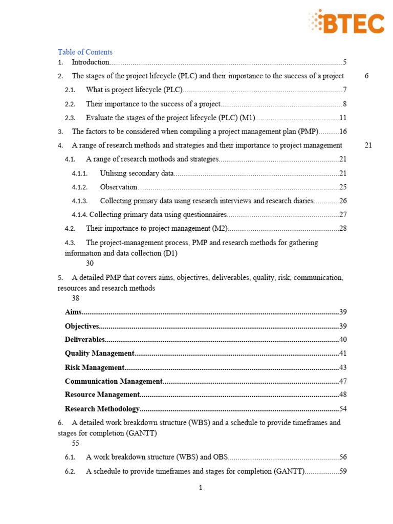 5039-ASM1 - D - Project-Management | PDF | Project Management | Risk ...