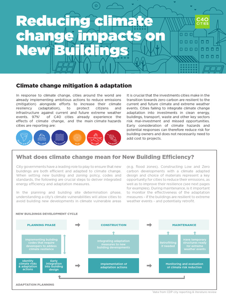 Climate Resilient Building Strategies | PDF | Climate Change ...