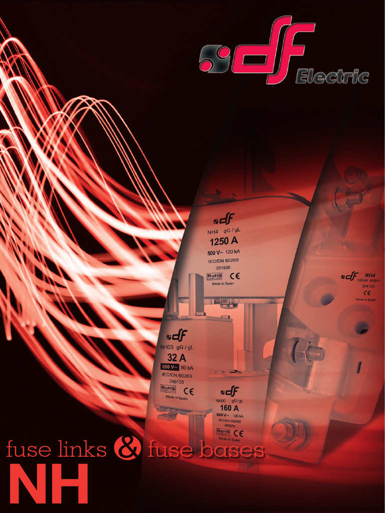 NH Fuse Links and Bases Catalogue | PDF | Fuse (Electrical) | Equipment