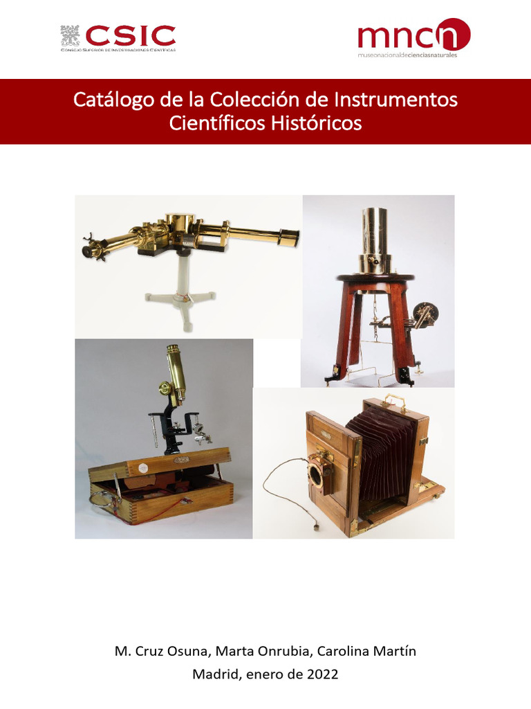 Cátalogo_Colección_ Instrumentos_Científicos_Históricos_del_MNCN | PDF ...