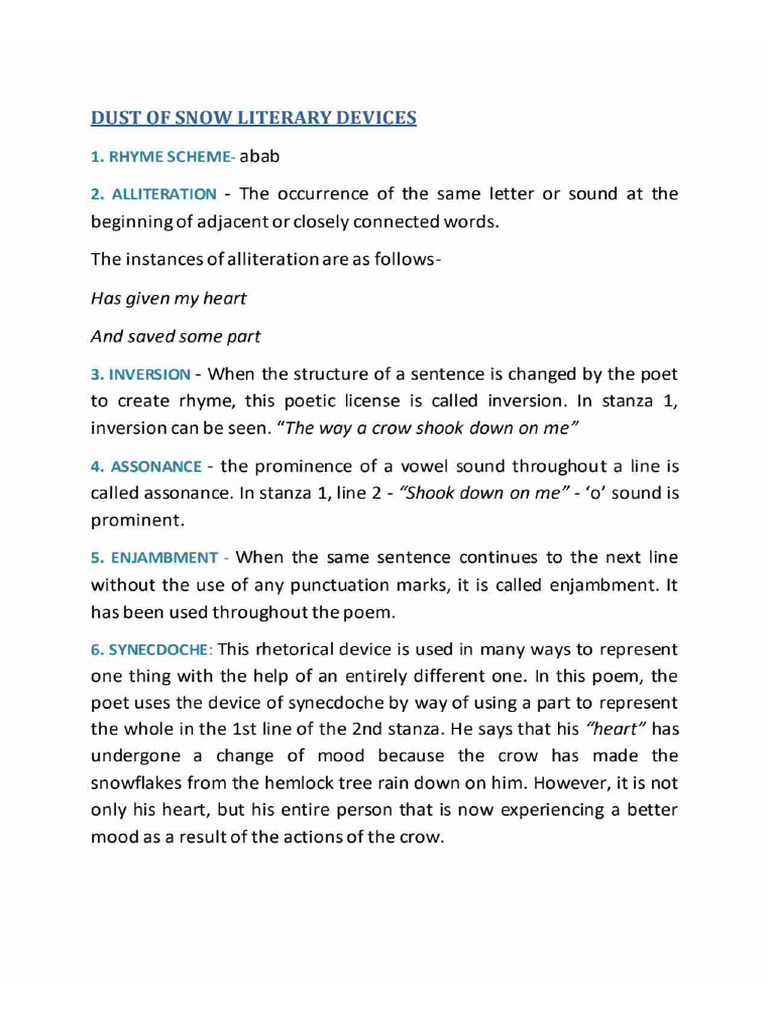 literary-devices-dust-of-snow-1-pdf