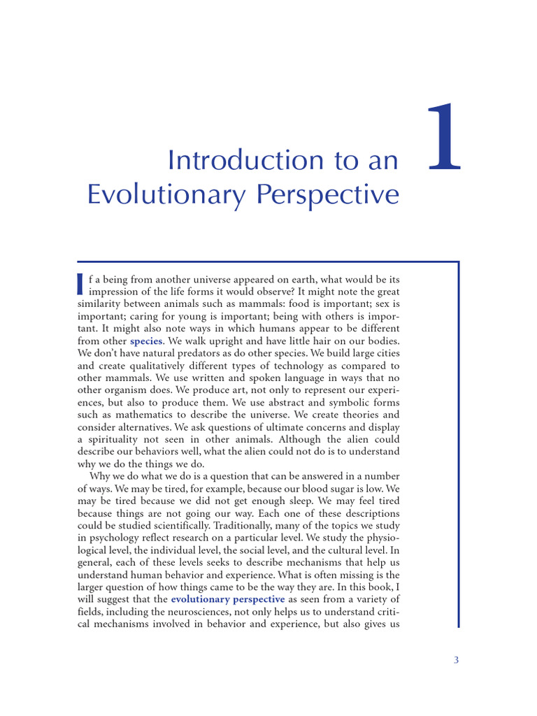 Evolutionary Insights on Human Behavior | PDF | Ethology | Natural ...