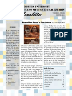 Office of Multicultural Affairs Newsletter Fall 2011 - Issue 3