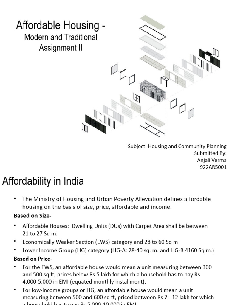 Housing Assignment Ii Pdf Framing Construction Roof